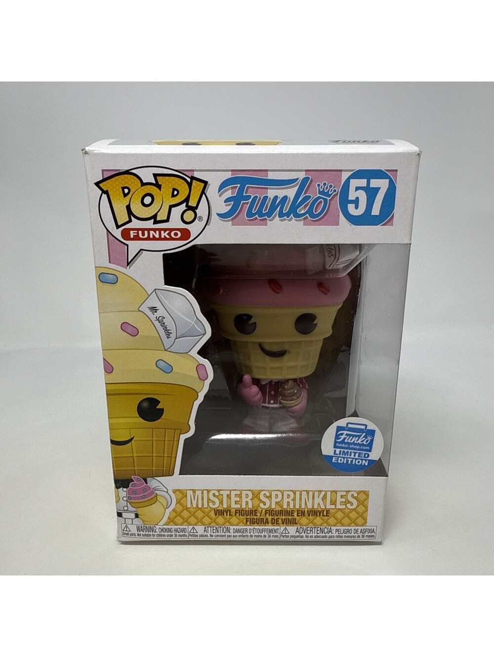Funko POP! Fantastik Plastik Mr. Sprinkles Vanilla #57 Funko Exclusive
